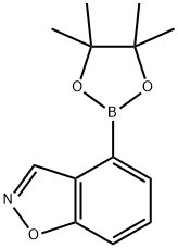 4-(4,4,5,5-TETRAMETHYL-1,3,2-DIOXABOROLAN-2-YL)BENZO[D]ISOXAZOLE Struktur