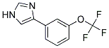 4-(3-TRIFLUOROMETHOXY-PHENYL)-1H-IMIDAZOLE Struktur