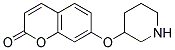 7-(3-PIPERIDINYLOXY)-2H-CHROMEN-2-ONE Struktur