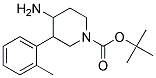 TERT-BUTYL 4-AMINO-3-O-TOLYLPIPERIDINE-1-CARBOXYLATE Struktur