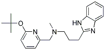 3-(1H-BENZIMIDAZOL-2-YL)-N-[(6-TERT-BUTOXYPYRIDIN-2-YL)METHYL]-N-METHYLPROPAN-1-AMINE Struktur