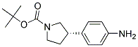 (S)-TERT-BUTYL 3-(4-AMINOPHENYL)PYRROLIDINE-1-CARBOXYLATE Struktur