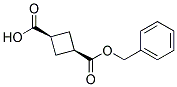 (CIS)-3-(BENZYLOXYCARBONYL)CYCLOBUTANECARBOXYLIC ACID Struktur