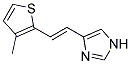 4-[2-(3-METHYL-THIOPHEN-2-YL)-VINYL]-1H-IMIDAZOLE Structure