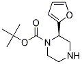 (R)-2-FURAN-2-YL-PIPERAZINE-1-CARBOXYLIC ACID TERT-BUTYL ESTER Struktur