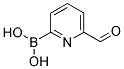 6-FORMYLPYRIDIN-2-YL-2-BORONIC ACID Struktur