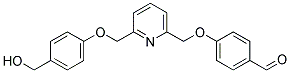 (4-[6-(4-FORMYL-PHENOXYMETHYL)-PYRIDIN-2-YLMETHOXY]-PHENYL)-METHANOL Struktur