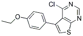 4-CHLORO-5-(4-ETHOXYPHENYL)THIENO[2,3-D]PYRIMIDINE Struktur