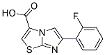 6-(2-FLUORO-PHENYL)-IMIDAZO[2,1-B]THIAZOLE-3-CARBOXYLIC ACID Struktur