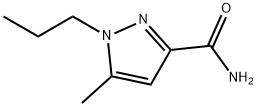 5-METHYL-1-PROPYL-1H-PYRAZOLE-3-CARBOXYLIC ACID AMIDE Struktur