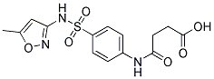 N-[4-(5-METHYL-ISOXAZOL-3-YLSULFAMOYL)-PHENYL]-SUCCINAMIC ACID Struktur