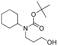 TERT-BUTYL CYCLOHEXYL(3-HYDROXYPROPYL)CARBAMATE Struktur