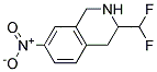 3-DIFLUOROMETHYL-7-NITRO-1,2,3,4-TETRAHYDRO-ISOQUINOLINE Struktur