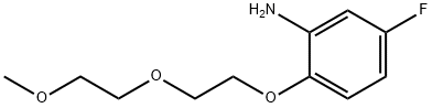 5-FLUORO-2-[2-(2-METHOXYETHOXY)ETHOXY]ANILINE Struktur