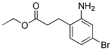 3-(2-AMINO-4-BROMO-PHENYL)-PROPIONIC ACID ETHYL ESTER Struktur