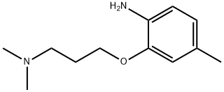 N-[3-(2-AMINO-5-METHYLPHENOXY)PROPYL]-N,N-DIMETHYLAMINE Struktur