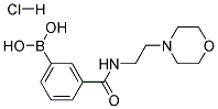 3-(2-MORPHOLINOETHYLCARBAMOYL)PHENYLBORONIC ACID, HCL Struktur