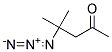4-AZIDO-4-METHYL-2-PENTANONE Struktur