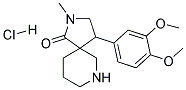 4-(3,4-DIMETHOXYPHENYL)-2-METHYL-2,7-DIAZASPIRO[4.5]DECAN-1-ONE HYDROCHLORIDE Struktur