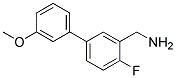 (4-FLUORO-3'-METHOXY[1,1'-BIPHENYL]-3-YL)-METHANAMINE Struktur