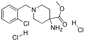 METHYL 4-AMINO-1-(2-CHLOROBENZYL)PIPERIDINE-4-CARBOXYLATE DIHYDROCHLORIDE Struktur