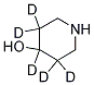 4-HYDROXYPIPERIDINE-3,3,4,5,5-D5 Struktur