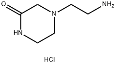 4-(2-AMINO-ETHYL)-PIPERAZIN-2-ONE DIHYDROCHLORIDE Struktur