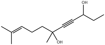 6,10-DIMETHYL-UNDEC-9-EN-4-YNE-3,6-DIOL Struktur