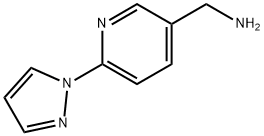 [6-(1H-PYRAZOL-1-YL)PYRIDIN-3-YL]METHYLAMINE Struktur