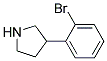 3-(2-BROMOPHENYL)PYRROLIDINE Struktur