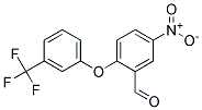 2-(3-TRIFLUOROMETHYLPHENOXY)-5-NITROBENZALDEHYDE Struktur