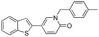 5-(1-BENZOTHIEN-2-YL)-1-(4-METHYLBENZYL)PYRIDIN-2(1H)-ONE Struktur