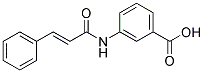 3-(3-PHENYL-ACRYLOYLAMINO)-BENZOIC ACID Struktur