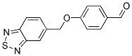 4-(2,1,3-BENZOTHIADIAZOL-5-YLMETHOXY)BENZENECARBALDEHYDE Struktur