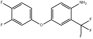 4-(3,4-DIFLUOROPHENOXY)-2-(TRIFLUOROMETHYL)ANILINE Struktur