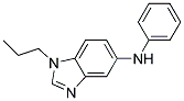 PHENYL-(1-PROPYL-1H-BENZOIMIDAZOL-5-YL)-AMINE Struktur