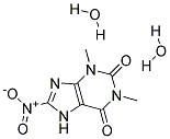 8-NITROTHEOPHYLLIN DIHYDRATE Struktur