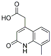 (8-METHYL-2-OXO-1,2-DIHYDROQUINOLIN-4-YL)ACETIC ACID Struktur