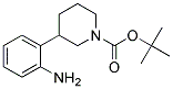 TERT-BUTYL 3-(2-AMINOPHENYL)PIPERIDINE-1-CARBOXYLATE Struktur