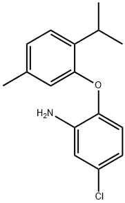 5-CHLORO-2-(2-ISOPROPYL-5-METHYLPHENOXY)ANILINE Struktur