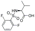 N-[(2,6-DIFLUOROPHENYL)SULFONYL]VALINE Struktur