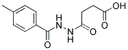 4-[N'-(4-METHYL-BENZOYL)-HYDRAZINO]-4-OXO-BUTYRIC ACID Struktur