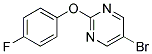 5-BROMO-2-(4-FLUOROPHENOXY)PYRIMIDINE Struktur