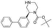 (S)-2-BIPHENYL-3-YL-PIPERAZINE-1-CARBOXYLIC ACID TERT-BUTYL ESTER Struktur