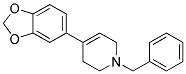 4-BENZO[1,3]DIOXOL-5-YL-1-BENZYL-1,2,3,6-TETRAHYDRO-PYRIDINE Struktur