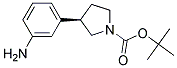 (R)-TERT-BUTYL 3-(3-AMINOPHENYL)PYRROLIDINE-1-CARBOXYLATE Structure