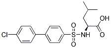 LEUCINE, N-[(4'-CHLORO[1,1'-BIPHENYL]-4-YL)SULFONYL]- Struktur