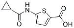 5-[(CYCLOPROPYLCARBONYL)AMINO]THIOPHENE-2-CARBOXYLIC ACID Struktur