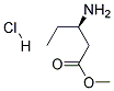 METHYL (R)-3-AMINOVALERATE , HYDROCHLORIDE Struktur