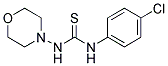 N-(4-CHLOROPHENYL)-N'-MORPHOLIN-4-YLTHIOUREA Struktur